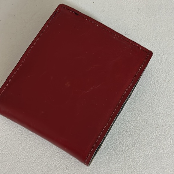 Vintage Louis Vuitton Red Leather Billfold Wallet - Picture 4 of 4